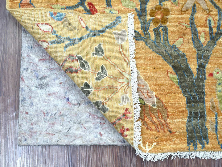 3'0" x 4'10" New Hand Knotted Brown Wool Rectangle Oriental Rug - MOA10221630