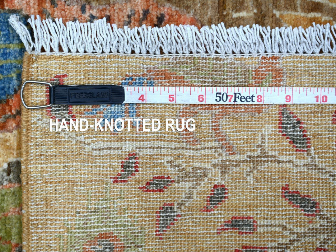 3'0" x 4'10" New Hand Knotted Brown Wool Rectangle Oriental Rug - MOA10221630