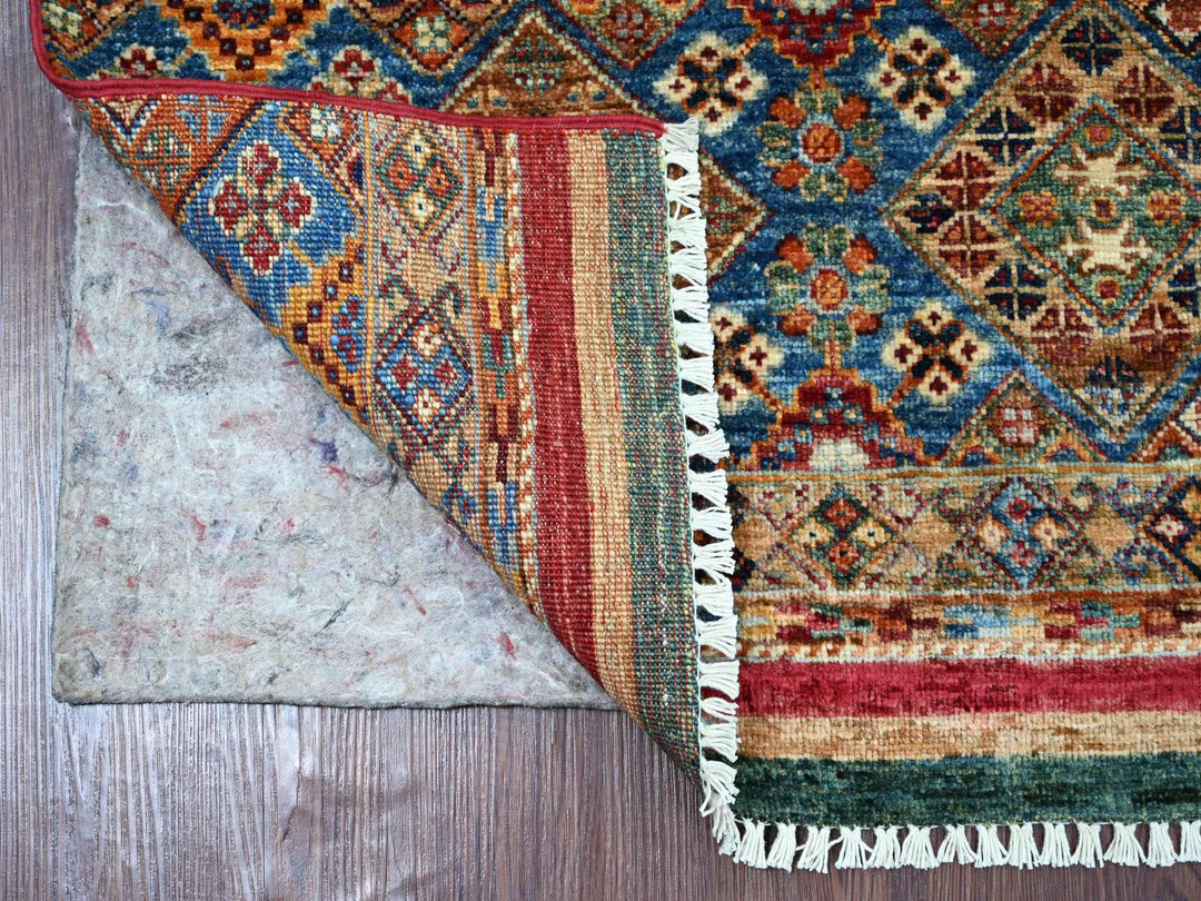 2'9" x 8'9" New Hand Knotted Multicolored Wool Runner Oriental Rug - MOA10221672