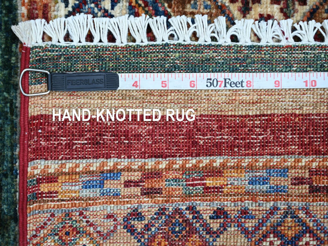 2'9" x 8'9" New Hand Knotted Multicolored Wool Runner Oriental Rug - MOA10221672