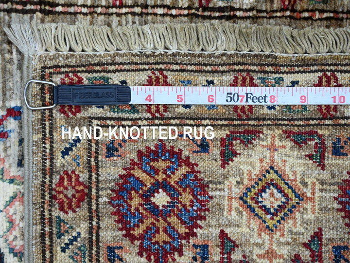 2'7" x 4'6" New Hand Knotted Green Wool Rectangle Oriental Rug - MOA10221673
