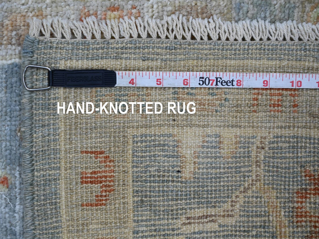 2'0" x 2'11" New Hand Knotted Blue Wool Rectangle Oriental Rug - MOA10221697