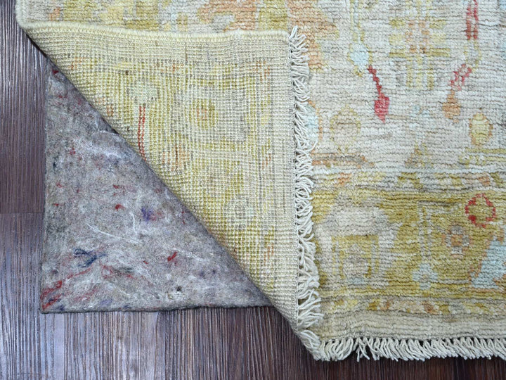 3'0" x 4'10" New Hand Knotted Grey Wool Rectangle Oriental Rug - MOA10221700