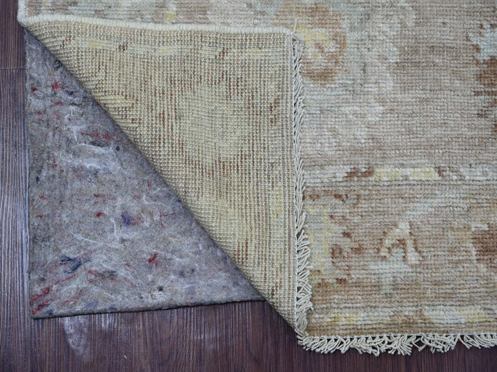 3'3" x 4'10" New Hand Knotted Brown Wool Rectangle Oriental Rug - MOA10221702