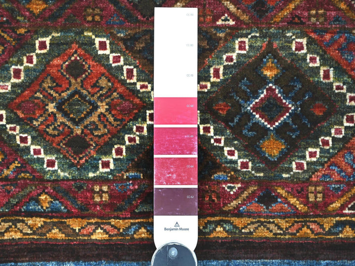 3'0" x 4'0" New Hand Knotted Multicolored Wool Rectangle Oriental Rug - MOA10221722