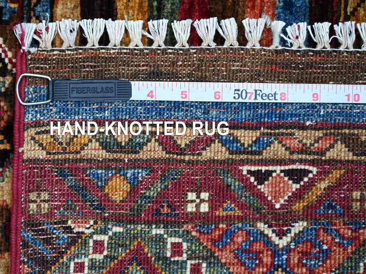 3'0" x 4'0" New Hand Knotted Multicolored Wool Rectangle Oriental Rug - MOA10221722