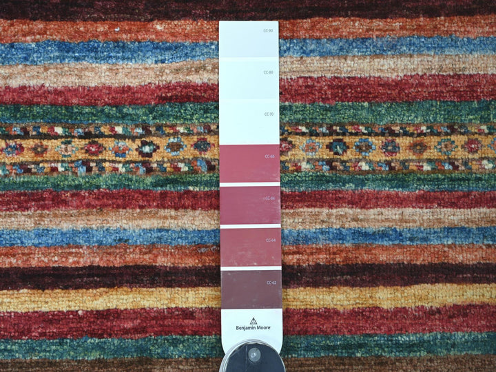 2'0" x 3'2" New Hand Knotted Multicolored Wool Rectangle Oriental Rug - MOA10221728