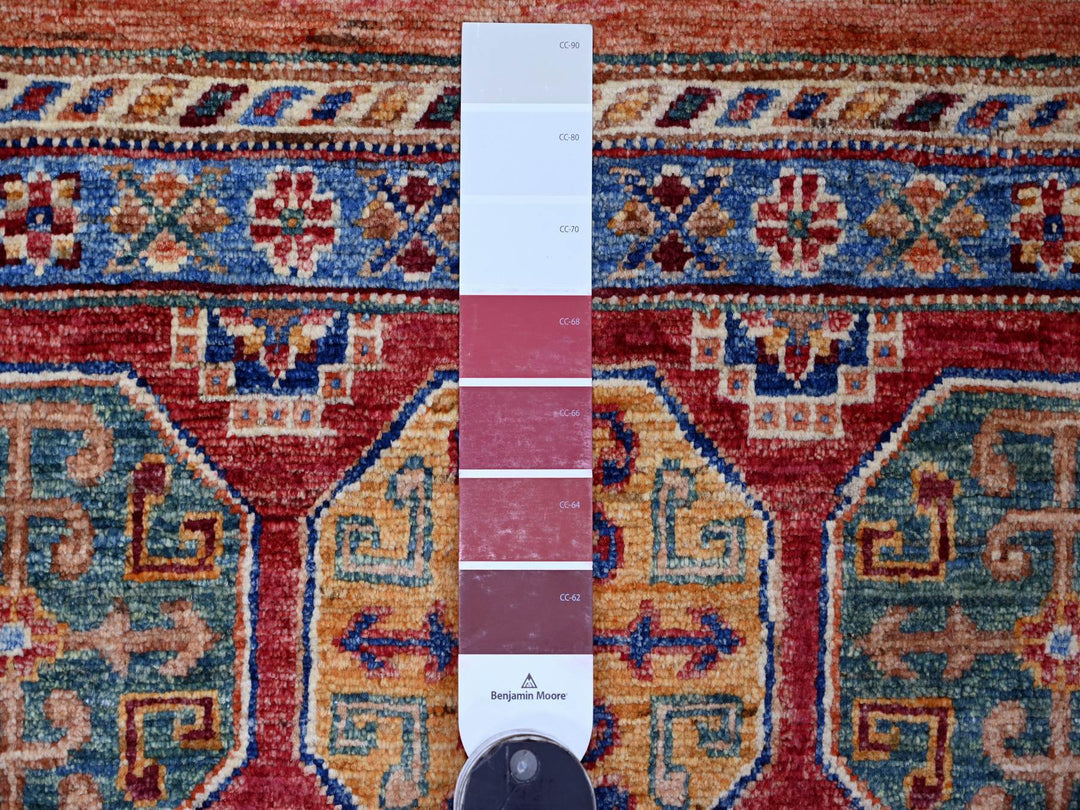 2'0" x 3'1" New Hand Knotted Multicolored Wool Rectangle Oriental Rug - MOA10221729