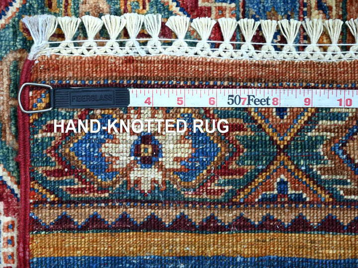 2'0" x 3'1" New Hand Knotted Multicolored Wool Rectangle Oriental Rug - MOA10221729