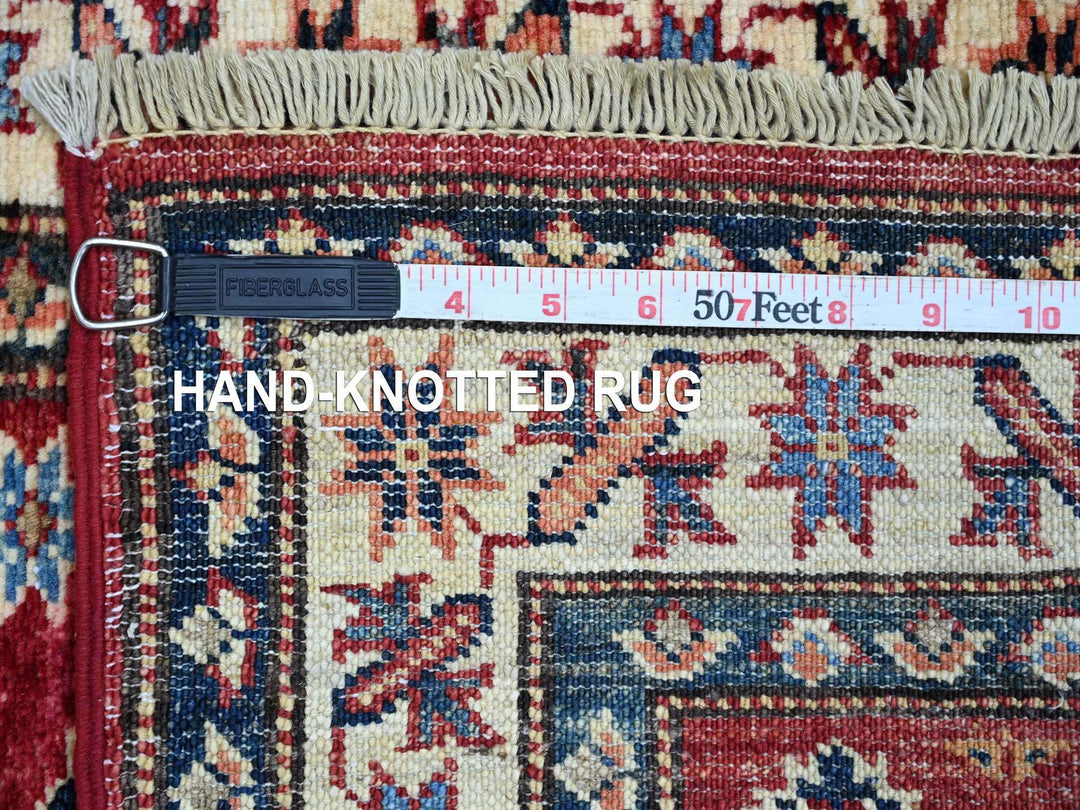 2'0" x 3'0" New Hand Knotted Red Wool Rectangle Oriental Rug - MOA10221734
