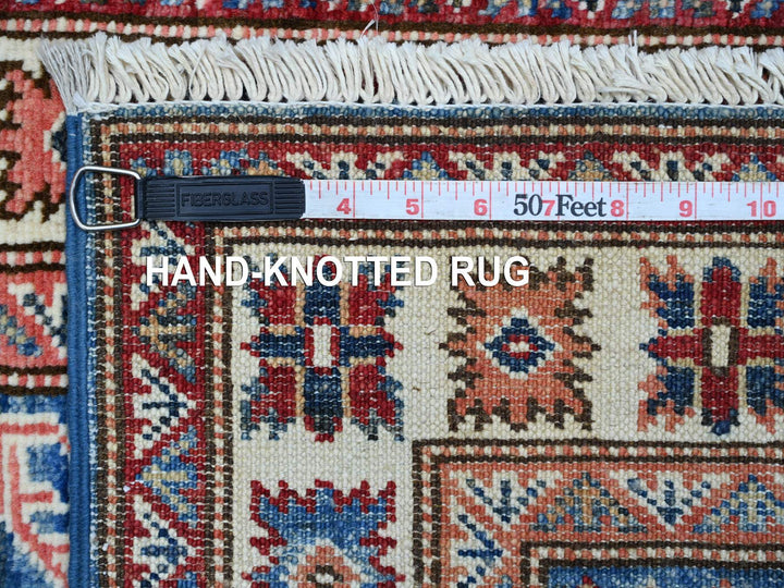 2'0" x 6'0" New Hand Knotted Blue Wool Runner Oriental Rug - MOA10221740