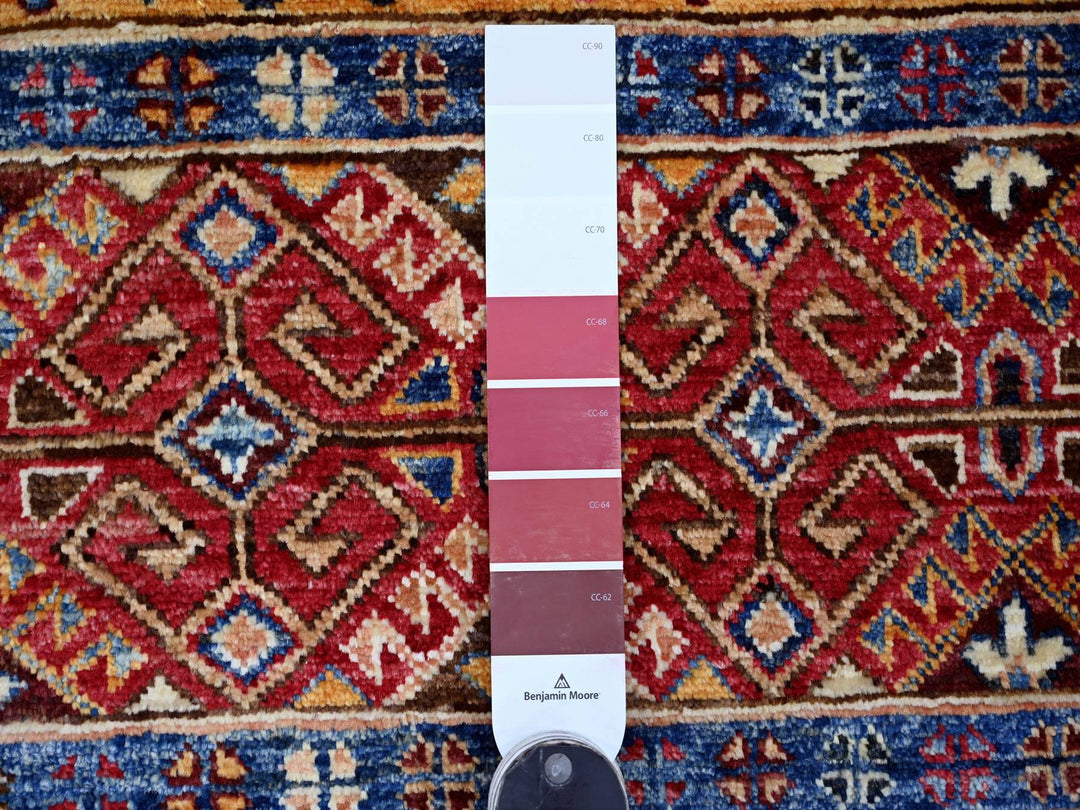 2'10" x 8'1" New Hand Knotted Red Wool Runner Oriental Rug - MOA10221746