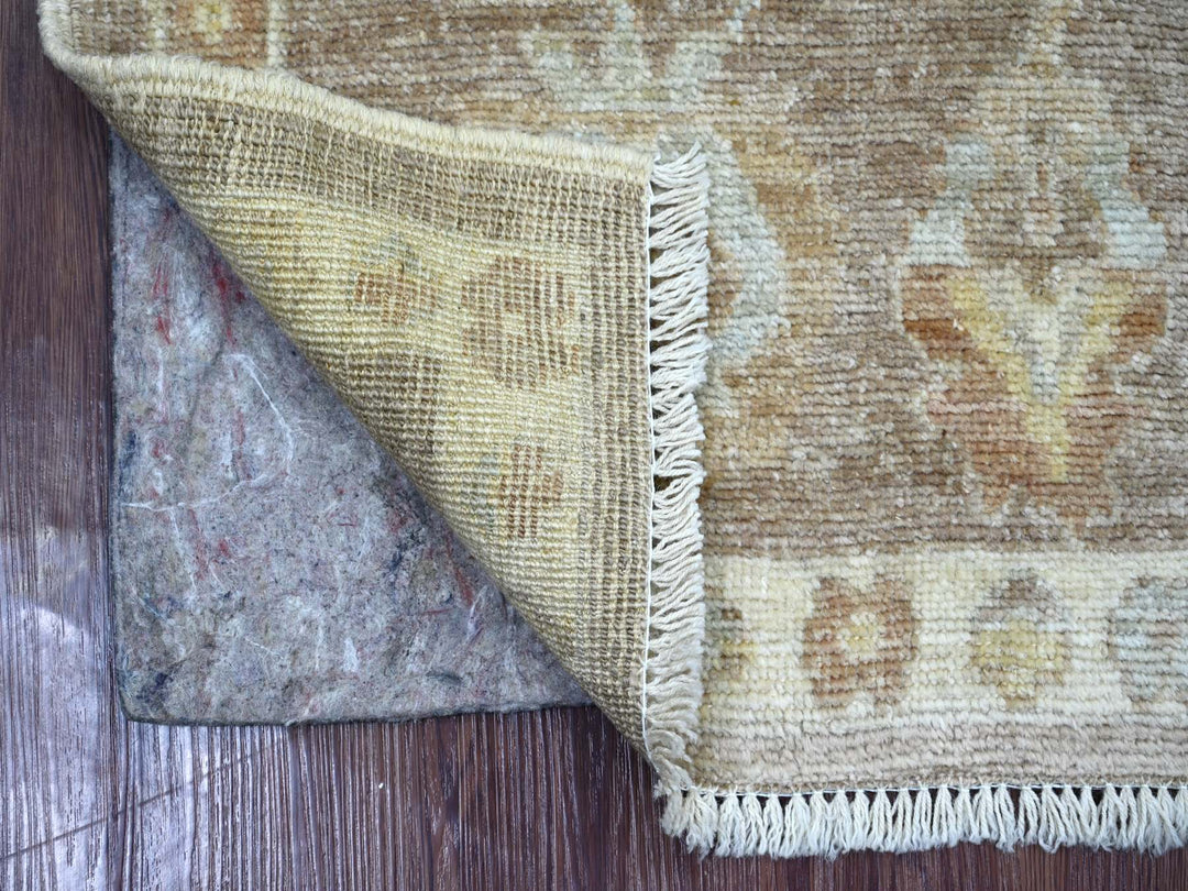 2'0" x 3'0" New Hand Knotted Brown Wool Rectangle Oriental Rug - MOA10221751