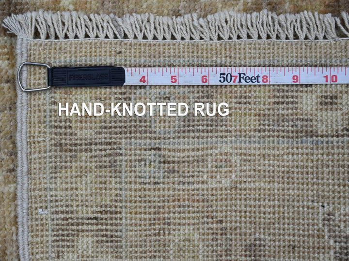 2'0" x 3'0" New Hand Knotted Brown Wool Rectangle Oriental Rug - MOA10221752