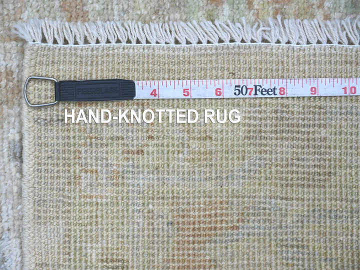 2'1" x 2'10" New Hand Knotted Grey Wool Rectangle Oriental Rug - MOA10221753