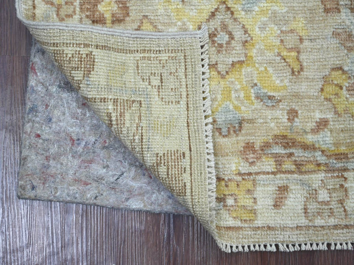 1'11" x 3'0" New Hand Knotted Brown Wool Rectangle Oriental Rug - MOA10221754