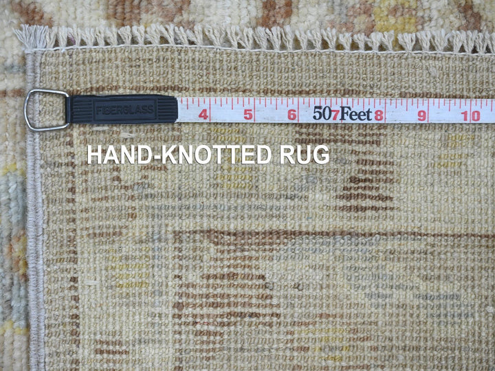 1'11" x 3'0" New Hand Knotted Brown Wool Rectangle Oriental Rug - MOA10221754