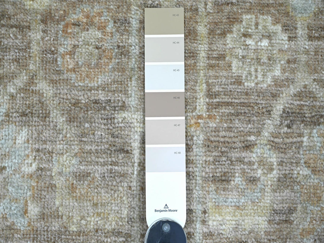 2'0" x 3'0" New Hand Knotted Brown Wool Rectangle Oriental Rug - MOA10221755