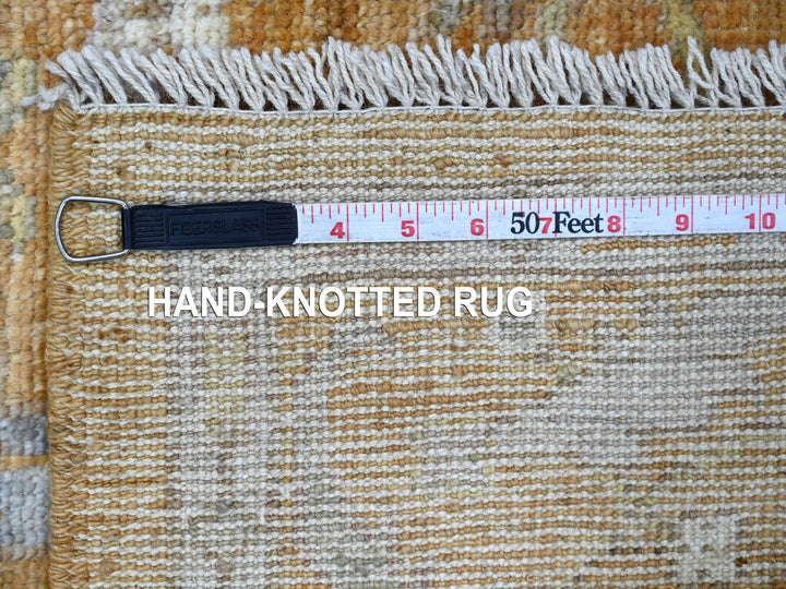 4'2" x 5'10" New Hand Knotted Brown Wool Rectangle Oriental Rug - MOA10221759