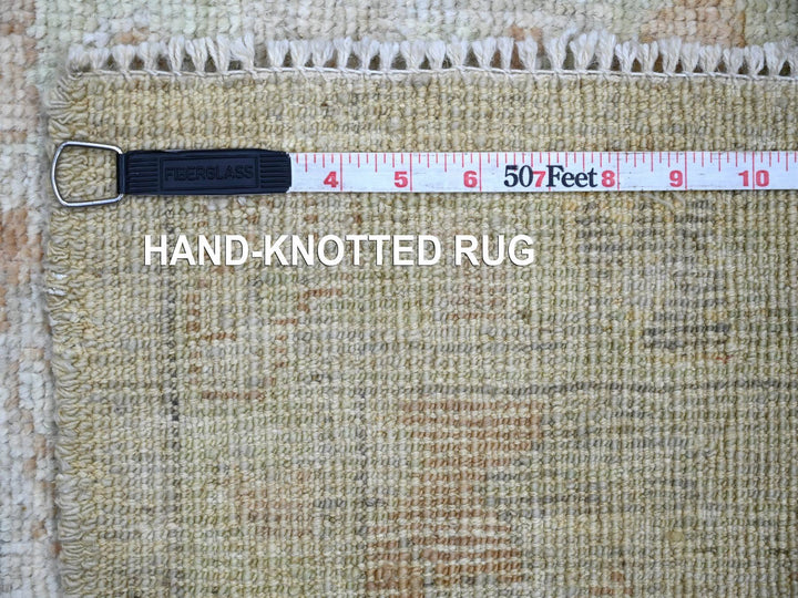 2'1" x 3'0" New Hand Knotted Grey Wool Rectangle Oriental Rug - MOA10221760