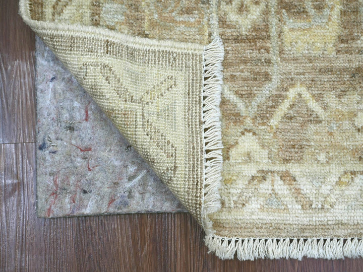2'1" x 3'0" New Hand Knotted Brown Wool Rectangle Oriental Rug - MOA10221761