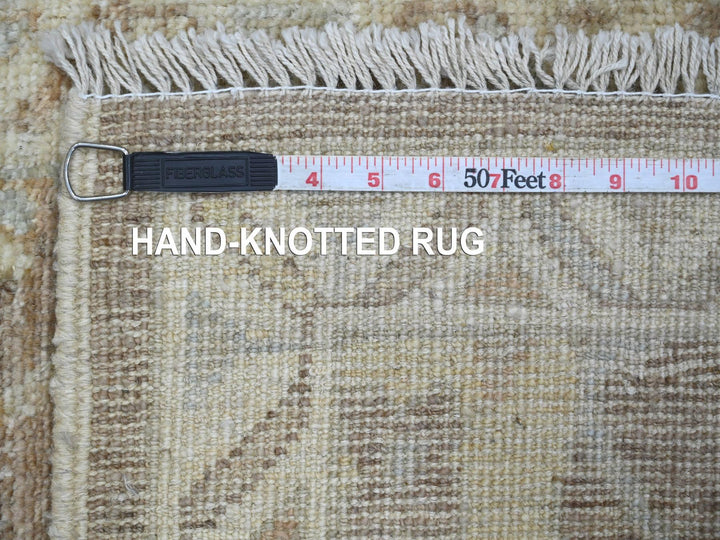 2'1" x 3'0" New Hand Knotted Brown Wool Rectangle Oriental Rug - MOA10221761