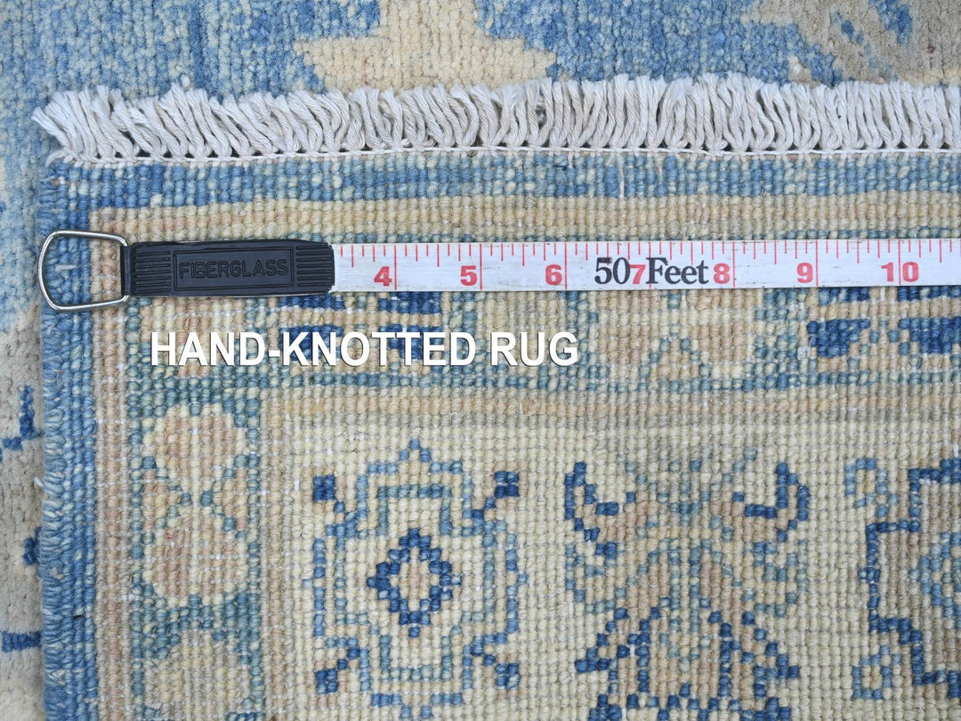 2'11" x 4'9" New Hand Knotted Blue Wool Rectangle Oriental Rug - MOA10221799