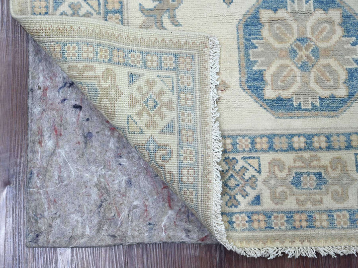 3'3" x 4'7" New Hand Knotted Ivory Wool Rectangle Oriental Rug - MOA10221800