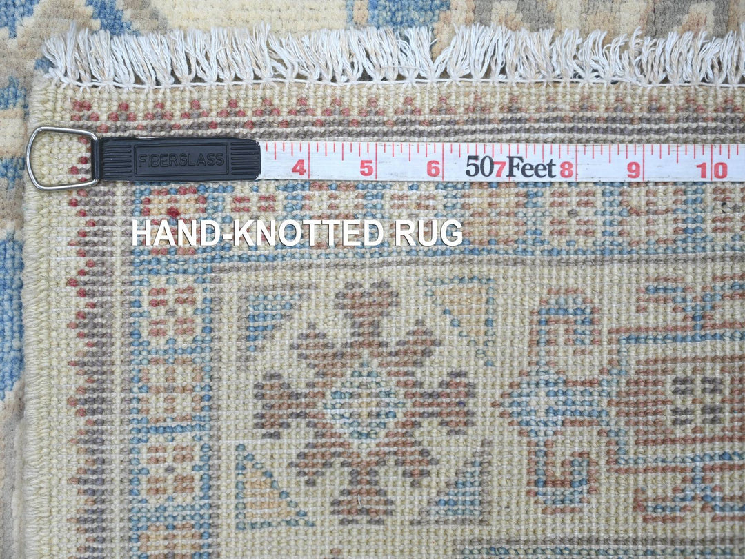 3'3" x 4'7" New Hand Knotted Ivory Wool Rectangle Oriental Rug - MOA10221800