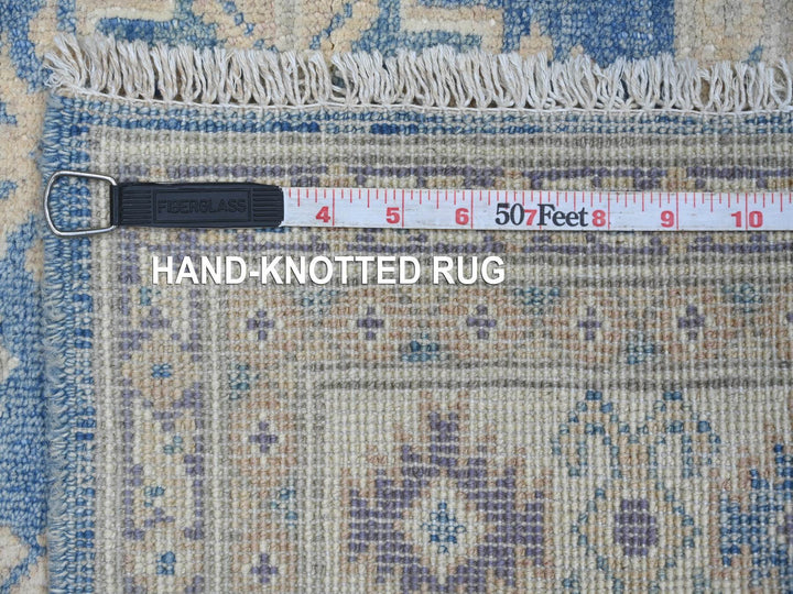 3'3" x 4'10" New Hand Knotted Blue Wool Rectangle Oriental Rug - MOA10221802