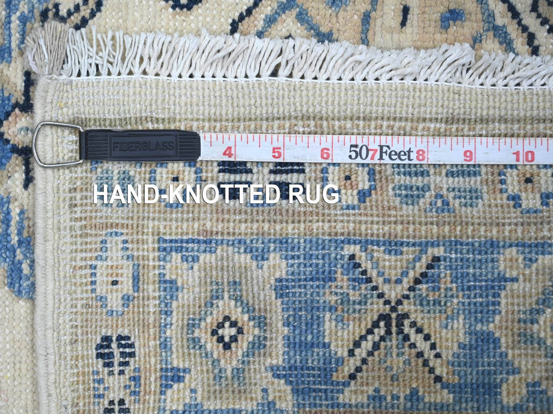 3'1" x 4'10" New Hand Knotted Ivory Wool Rectangle Oriental Rug - MOA10221805