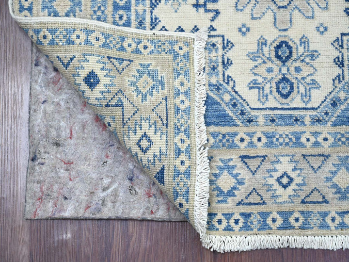 3'0" x 4'9" New Hand Knotted Ivory Wool Rectangle Oriental Rug - MOA10221808