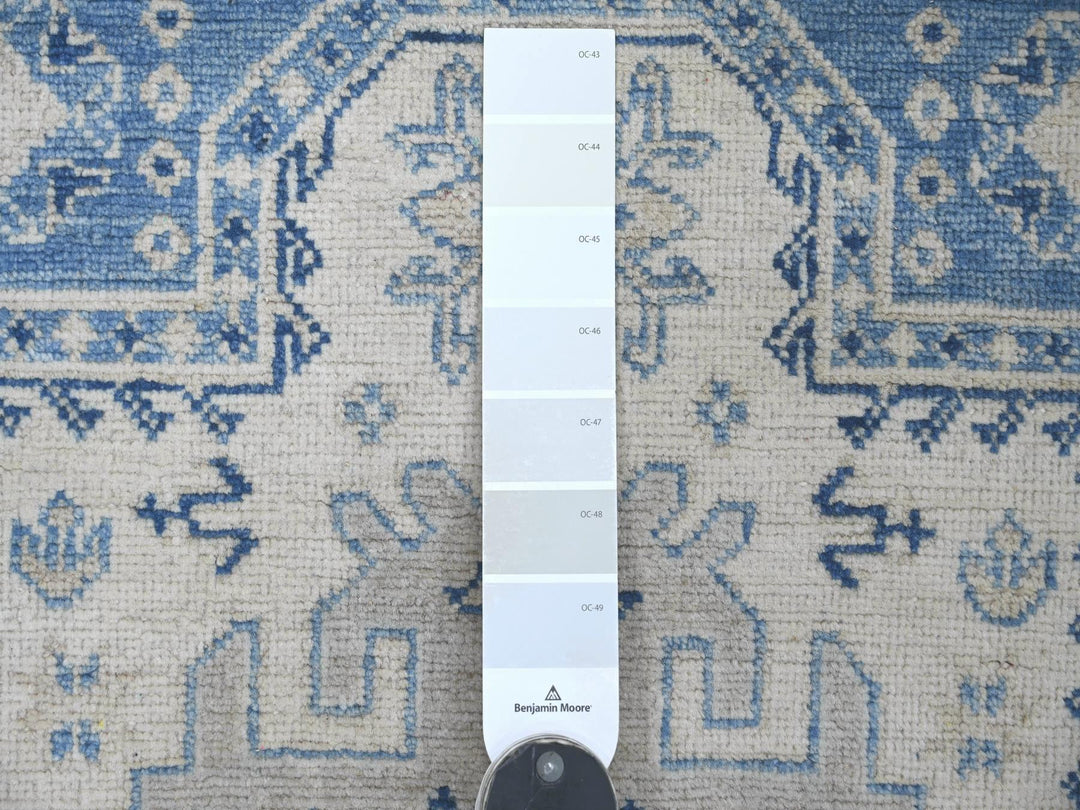 3'0" x 4'9" New Hand Knotted Ivory Wool Rectangle Oriental Rug - MOA10221808
