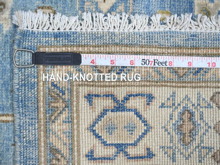 3'1" x 4'11" New Hand Knotted Blue Wool Rectangle Oriental Rug - MOA10221810