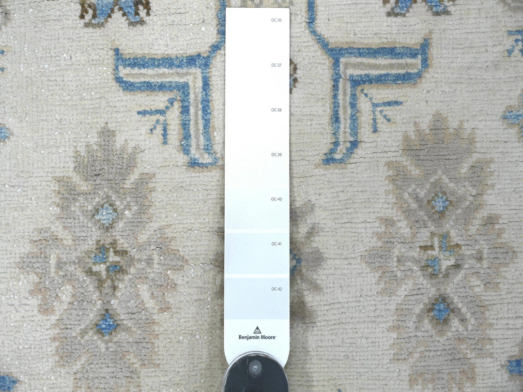 2'10" x 4'8" New Hand Knotted Ivory Wool Rectangle Oriental Rug - MOA10221811