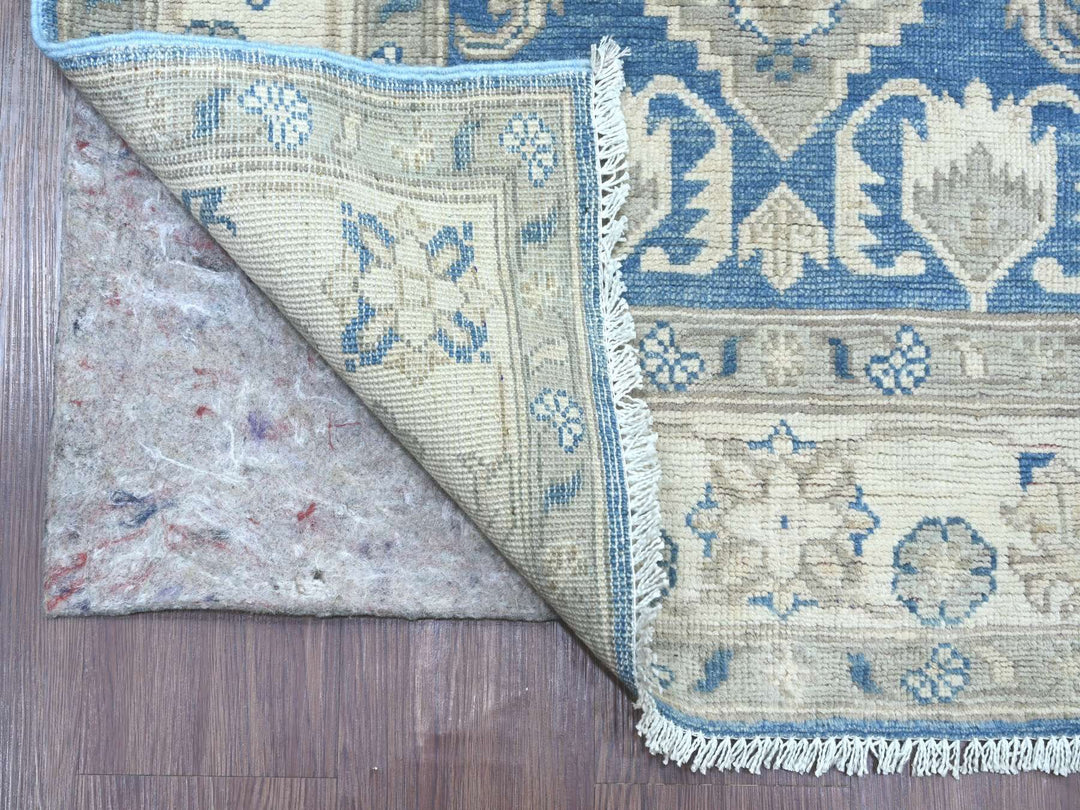 3'0" x 11'6" New Hand Knotted Blue Wool Runner Oriental Rug - MOA10221833