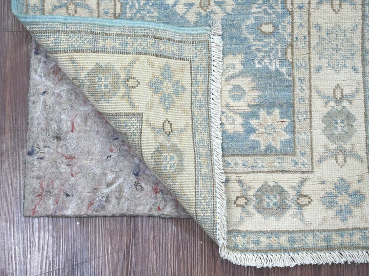 2'0" x 5'11" New Hand Knotted Blue Wool Runner Oriental Rug - MOA10221834