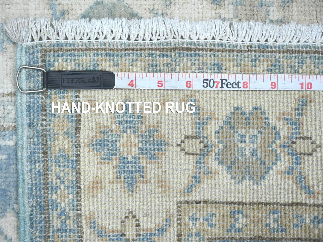 2'0" x 5'11" New Hand Knotted Blue Wool Runner Oriental Rug - MOA10221834