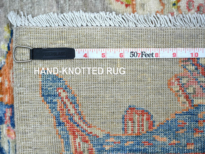 3'0" x 4'8" New Hand Knotted Grey Wool Rectangle Oriental Rug - MOA10221841