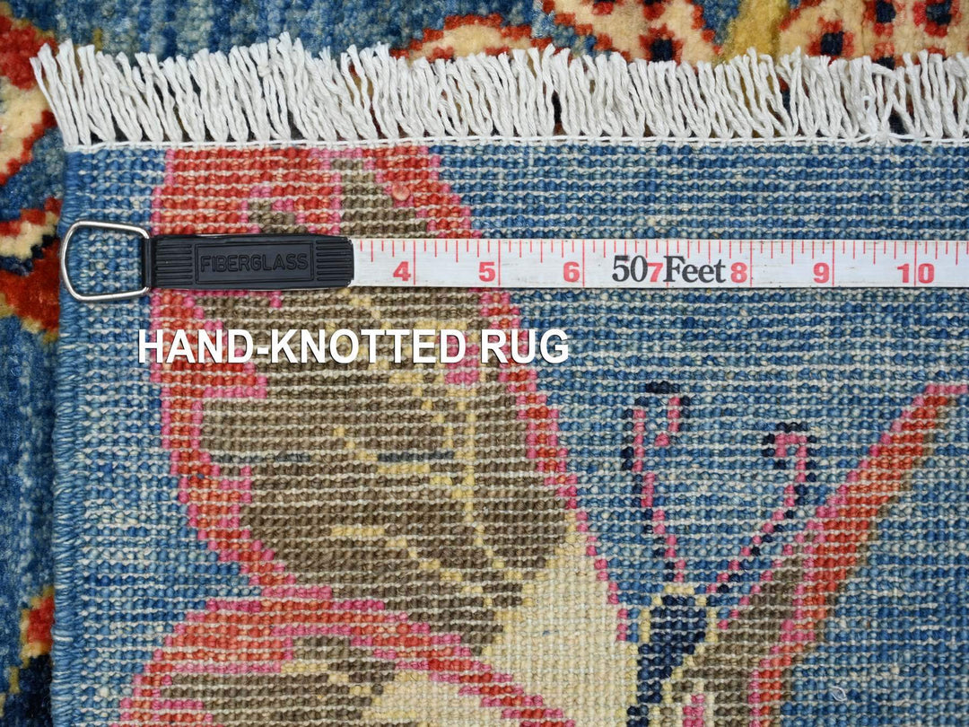 3'0" x 4'10" New Hand Knotted Blue Wool Rectangle Oriental Rug - MOA10221842
