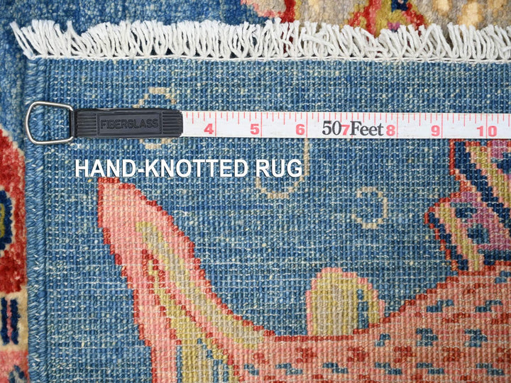 3'1" x 4'10" New Hand Knotted Blue Wool Rectangle Oriental Rug - MOA10221859