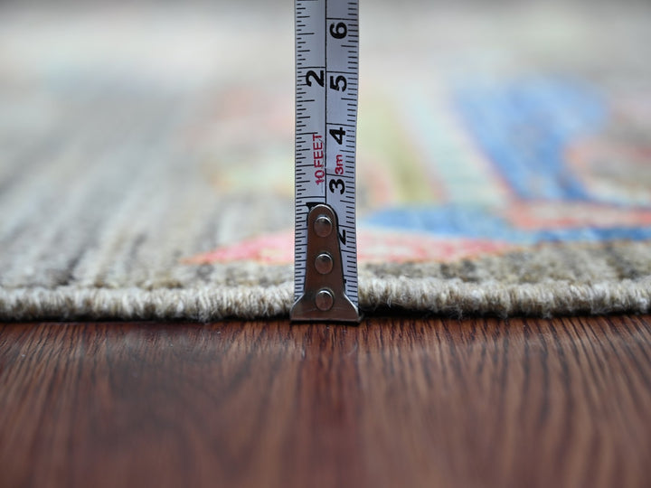 2'7" x 6'0" New Hand Knotted Brown Wool Runner Oriental Rug - MOA10221860