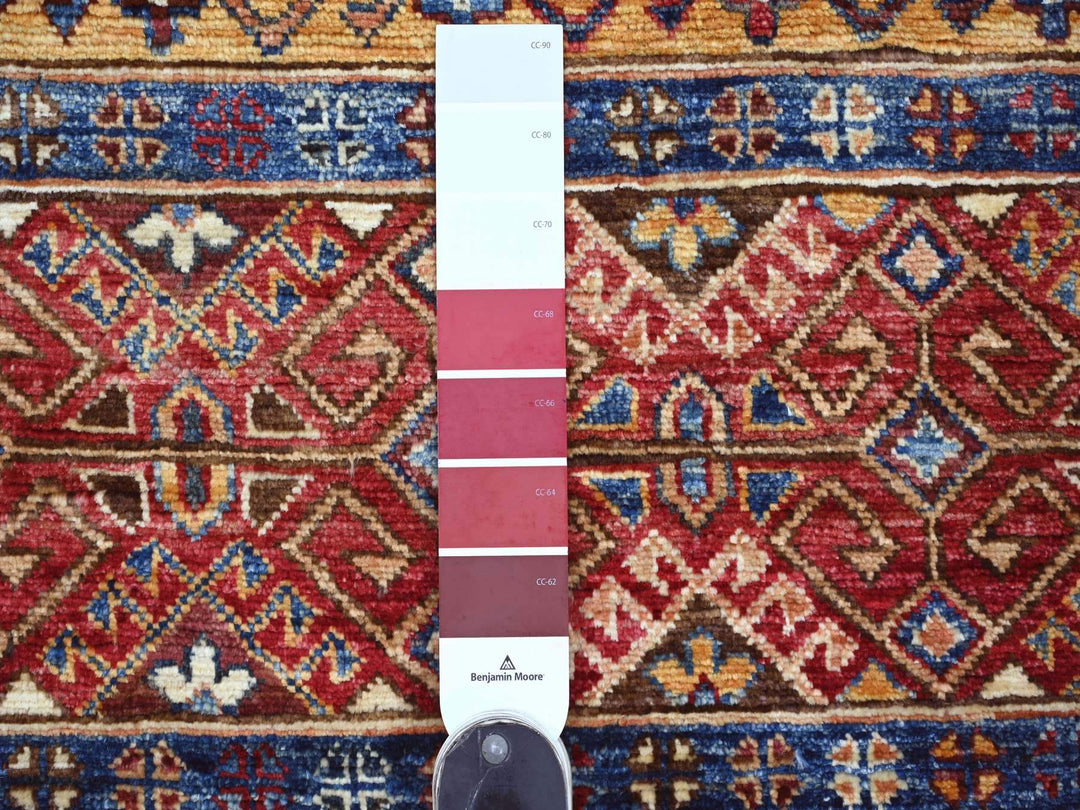 2'10" x 8'1" New Hand Knotted Multicolored Wool Runner Oriental Rug - MOA10221868
