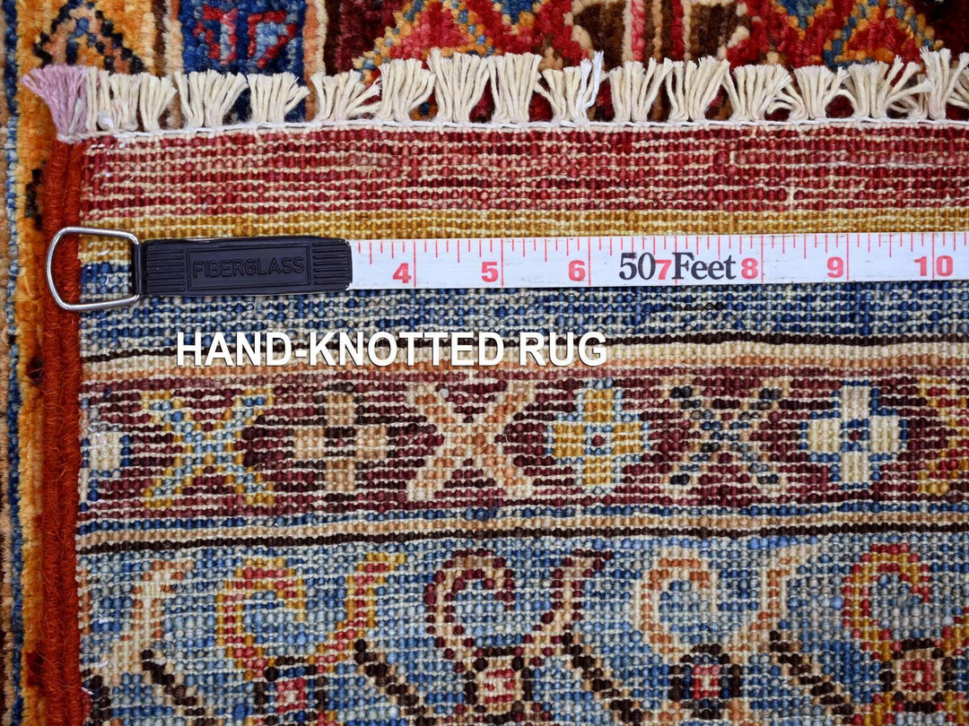 2'10" x 8'1" New Hand Knotted Multicolored Wool Runner Oriental Rug - MOA10221868