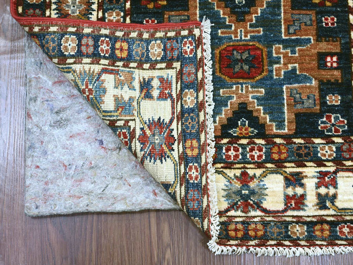 2'10" x 9'0" New Hand Knotted Multicolored Wool Runner Oriental Rug - MOA10221870