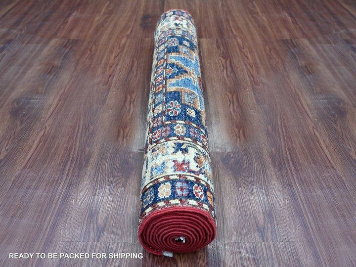 2'10" x 9'0" New Hand Knotted Multicolored Wool Runner Oriental Rug - MOA10221870