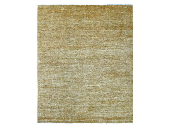 7'9" x 9'7" New Hand Knotted Brown Wool Rectangle Oriental Rug - MOA10221894
