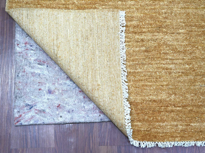 7'9" x 9'7" New Hand Knotted Brown Wool Rectangle Oriental Rug - MOA10221894