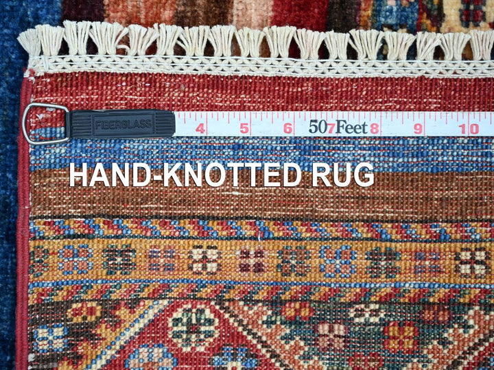 2'7" x 4'0" New Hand Knotted Red Wool Rectangle Oriental Rug - MOA10221908