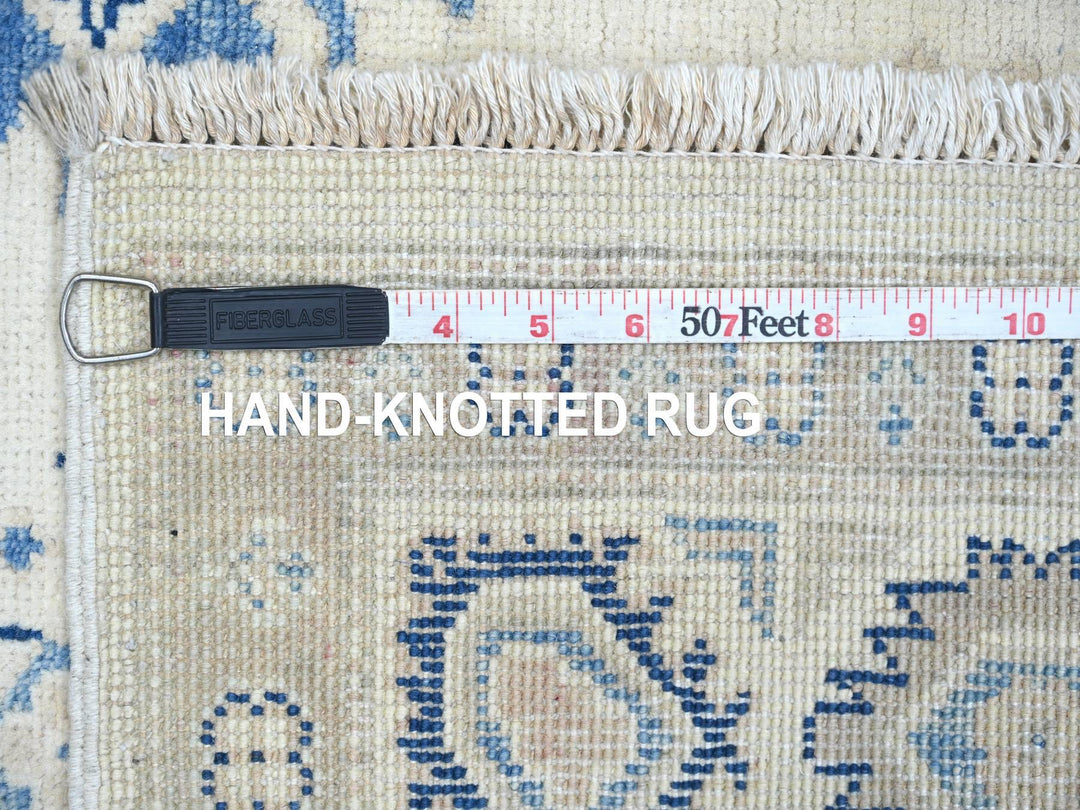 4'7" x 6'5" New Hand Knotted Ivory Wool Rectangle Oriental Rug - MOA10221920